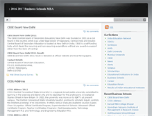 Tablet Screenshot of business-schools.education4india.com